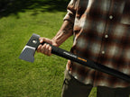Fiskars Ultra Spaltaxt U32, Leistungsstarke Axt zum Spalten großer Holzstämme, ToughCoat-Beschichtung, Optimierte Balance, Karbonstahl-Klinge/FiberComp-Stiel, 81,5 cm, Schwarz, 1086011