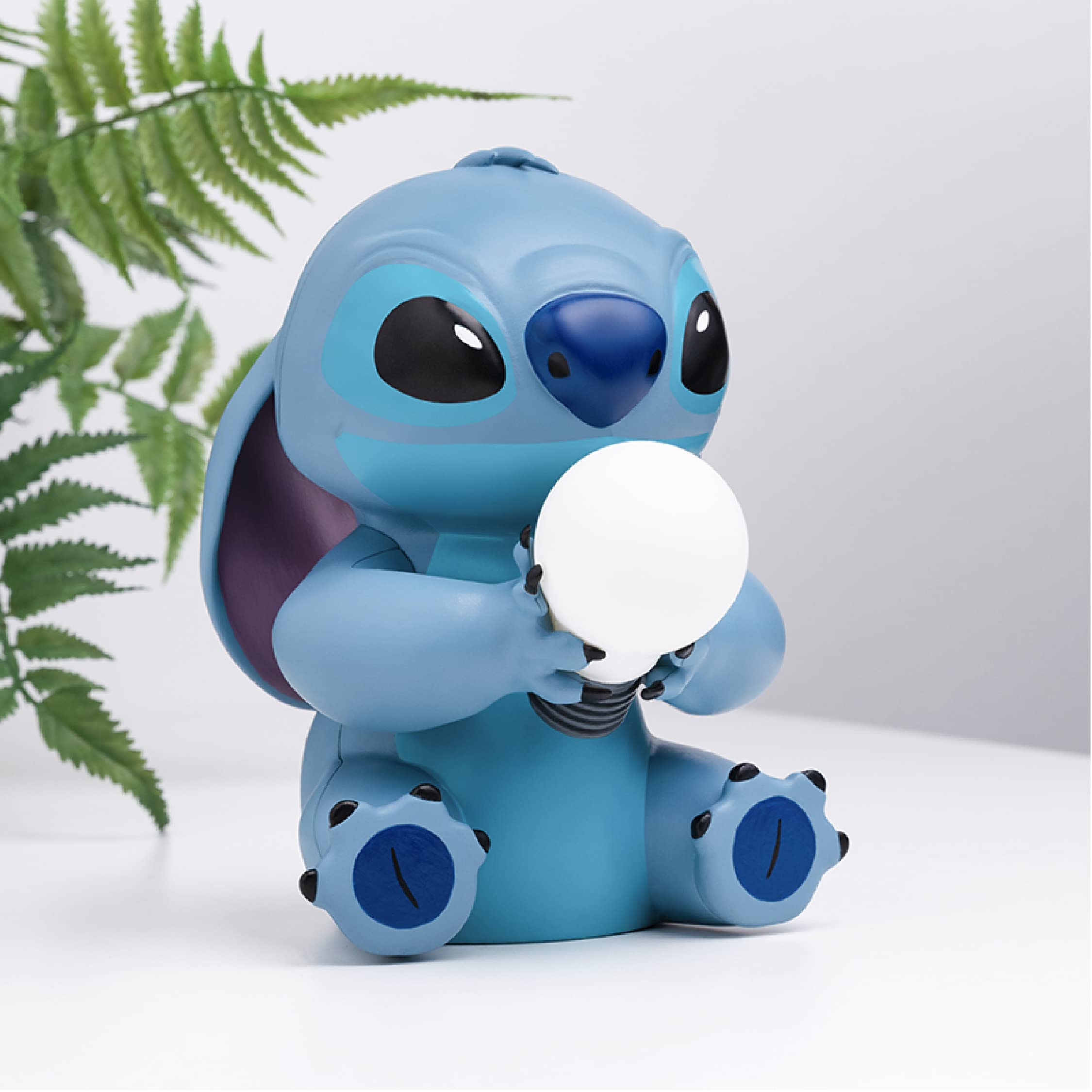 Stitch Licht - Offiziell Lizenzierte Lilo & Stitch Lampe, Disney Sammlerstück, Nachttischlampe für Schlafzimmer, Dekor für Nachtbeleuchtung, Blau