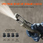 VEVOR Mobiles Sandstrahlgerät 18,92 L Sandstrahlanlage 243,84 cm ArbeitsschlauchSandstrahler 60–110 PSI Arbeitsdruck ideal zum Entfernen von Rost, Farbe, Flecken und das Polieren großer Flächen