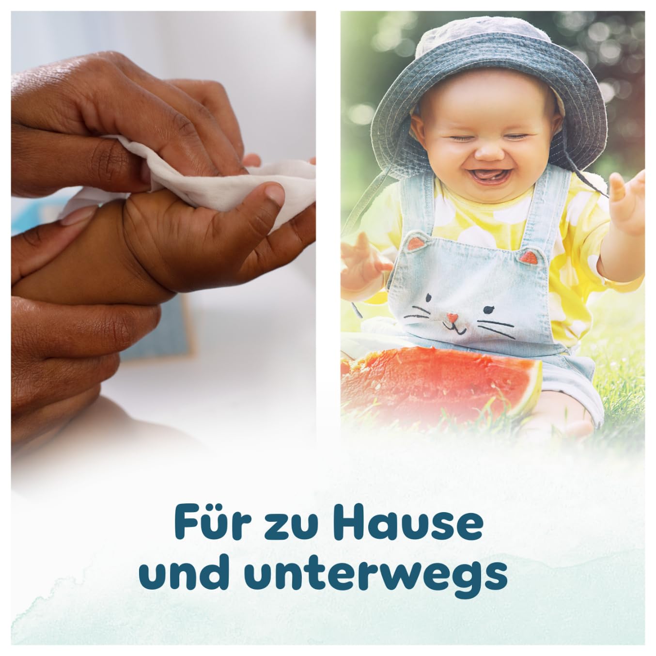 Pampers Harmonie Aqua Feuchttücher 15 Packungen mit jeweils 48 Feuchttüchern - 720 Feuchttücher, die helfen, den natürlichen pH-Wert der Haut wiederherzustellen, leichte Lotion mit 99% Wasser