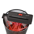 OLYMPIA PS 16 Pro Aktenvernichter Aufsatz schwarz | Kompakter Papierschredder für zu Hause | Schredder Aktenvernichter im Streifenschnitt | Shredder Papier | Papier Schredder Gerät