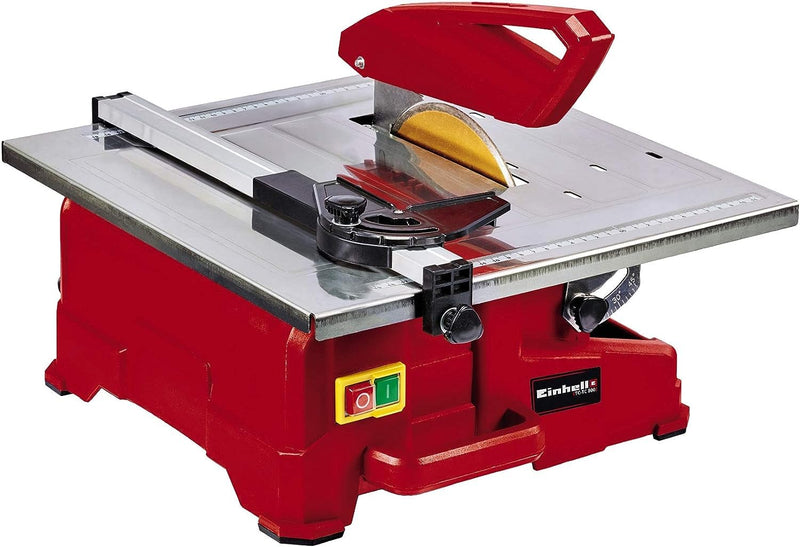 Einhell Fliesenschneidmaschine TC-TC 800 (800 W, 2.950 min-1, neigbarer Edelstahltisch mit Winkelskala, verstellbarer Winkelanschlag, Parallelanschlag mit Skala, inkl. Diamanttrennscheibe Ø 180)