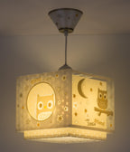 Dalber kinderlampe Pendelleuchte Hängelampe Eule Tiere Good Night, Beige