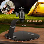 CAHAYA Desktop Projektorständer 1/4'' Schraube Schnittstelle - Multi-Winkel Tisch Beamer Ständer Tragfähigkeit von 5 kg mit Rutschfestes Fahrgestell für Mini-Projektoren Kamera Monitor - CY00375-1
