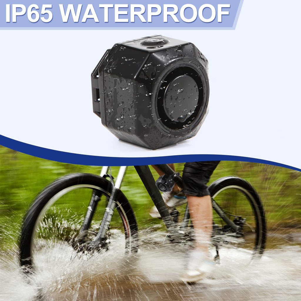 Fahrrad Alarme Elektrofahrzeug Alarm Wireless Vibration Alarm System mit Bewegungssensor Wasserdichter wiederaufladbarer Diebstahl Alarm für Ebikes Fahrrad Roller Auto