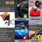 TOTMOX Alarmanlage Auto, Autoalarmanlage Mit Fernbedienung, Universal 12V Alarmlautsprecher Sicherheitsschutzsystem Auto Alarmanlagen, alarmanlage für Camper