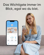 eufy Baby S340 Smart Sock Babyphone, 2,4 GHz WLAN, Schwenk- & Neigefunktion, Ohne Monatliche Gebühren