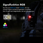 WUBEN G5 LED Taschenlampe Aufladbar - RGB Mini Schlüsselanhänger 400 Lumen, EDC Multifunktional Magnetische USB, 6 Modi Flashlight Wasserdicht für Camping Outdoor
