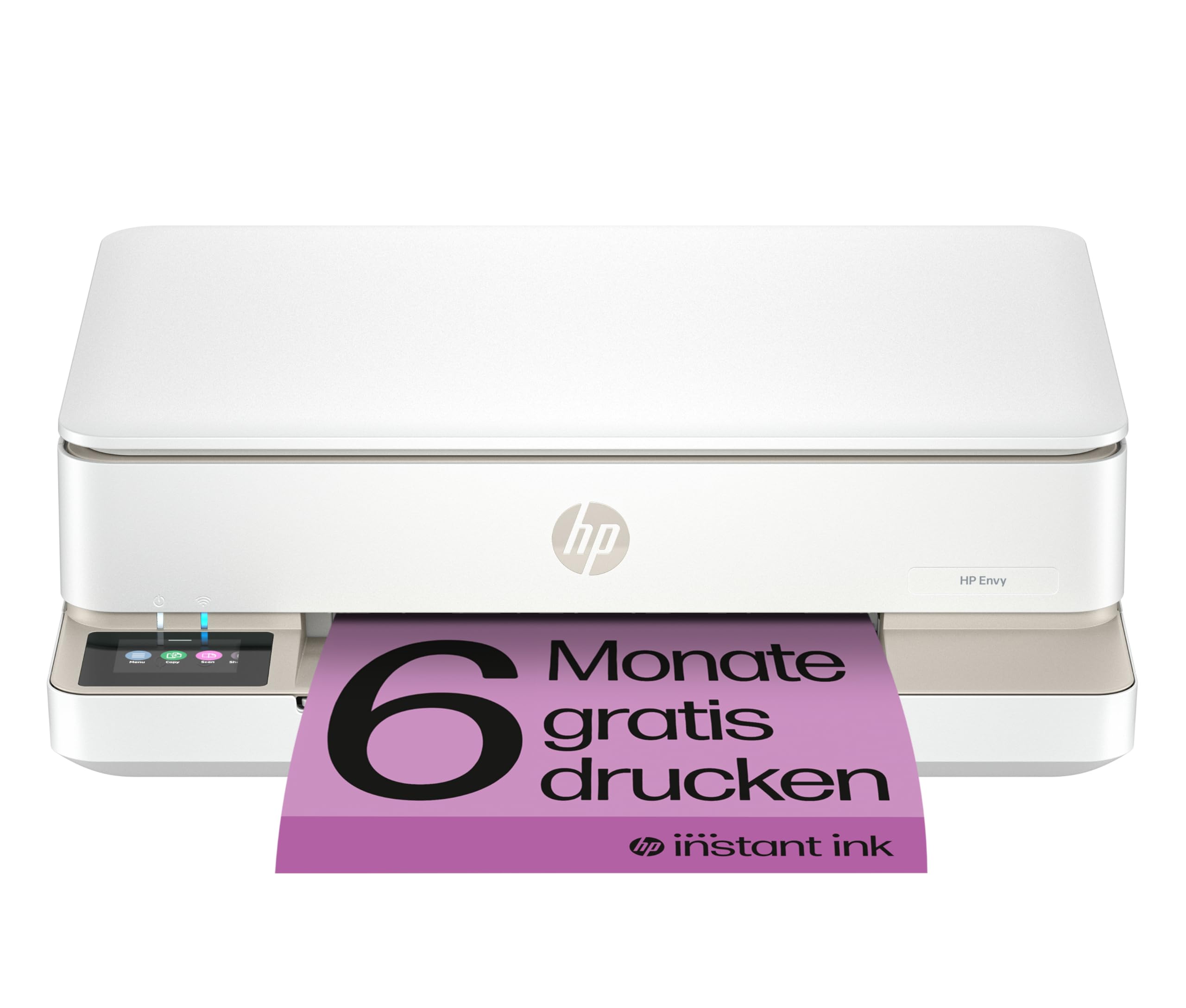 HP Envy 6120e, Multifunktionsdrucker, 6 Monate gratis drucken Instant Ink inklusive, Drucken, Kopieren, Scannen, Mobiler Faxversand, Wi-Fi, Beidseitiger Druck