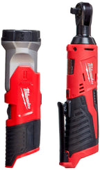 Milwaukee 2498-25 M12 12-Volt Lithium-Ion Cordless Combo Kit (5-Tool) with (2) 1.5Ah Batteries, Charger and Tool Bag