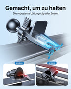 andobil Handyhalterung Auto Lüftung [2026 Neueste Lüftungsclip] Kfz Handy Halterung [100% Sicherer Griff ] 360° Drehbar Autohalterung Zubehör für iPhone 17 Pro Max Air 16 15 14 13 12 Galaxy S25 Ultra