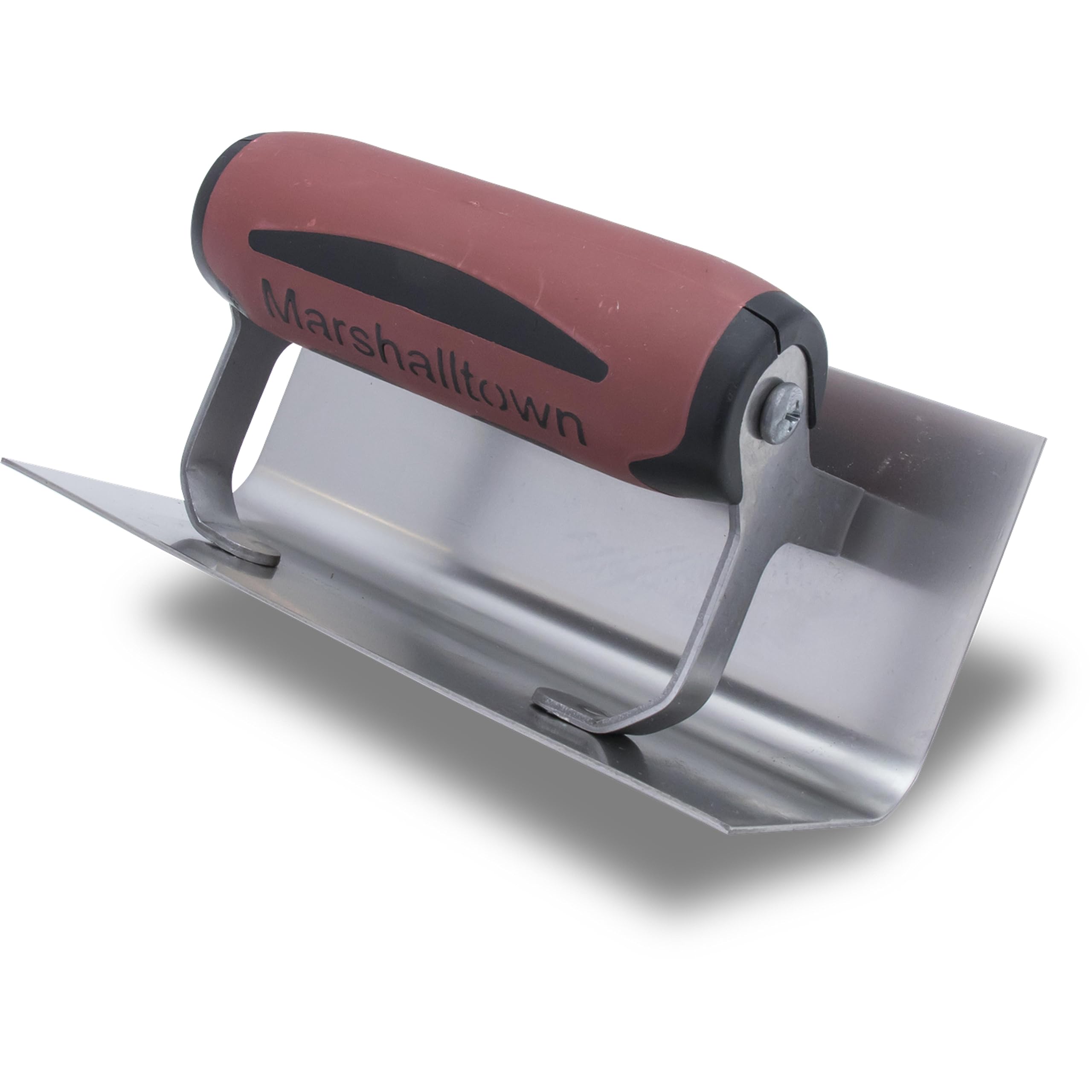 Marshalltown Inneneck-Kelle mit 13 mm Radius und- Durasoft Griff, aus Edelstahl, für Trockenbauer und Verputzer, Maße: 152x64 mm