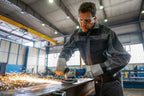 Bosch Professional Winkelschleifer GWS 12-125 (Scheiben-Ø: 125mm, Leistung 1200 W, Wiederanlaufschutz, inkl. Schutzhaube, Spannmutter, Standard-Zusatzhandgriff)