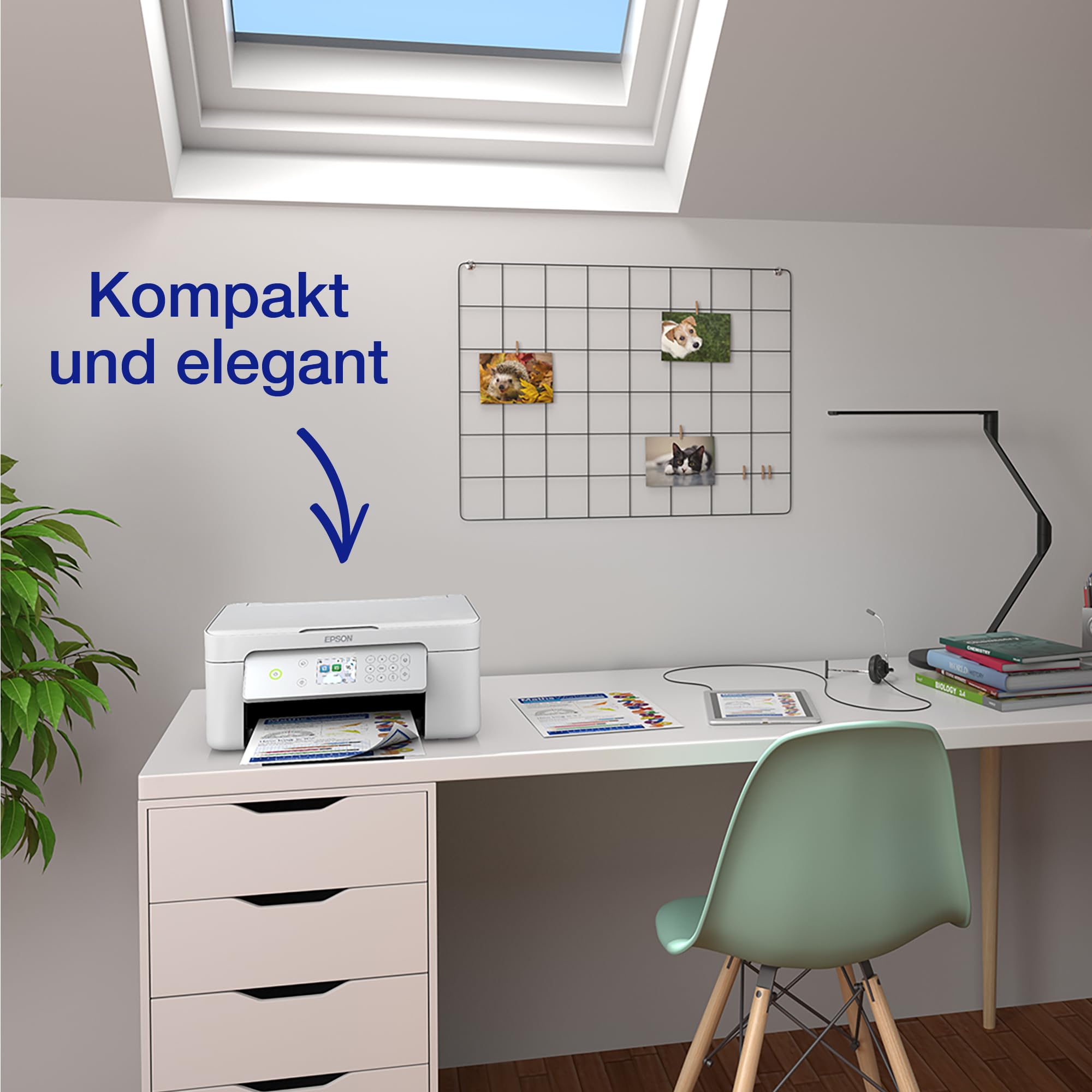 Epson Expression Home XP-4205 3-in-1-Tinten-Multifunktionsdrucker, Scanner, Kopierer, WLAN, Einzelpatronen, Duplex, 2,4-Zoll-Display, DIN A4, inkl. 3 Monate ReadyPrint Flex-Tintentarif