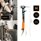 Fiskars Abbruchwerkzeug IsoCore M für eine Vielzahl von Abbrucharbeiten, Länge: 46,2 cm, Gewicht: 1,38 kg, Schwarz/Orange, 1027220