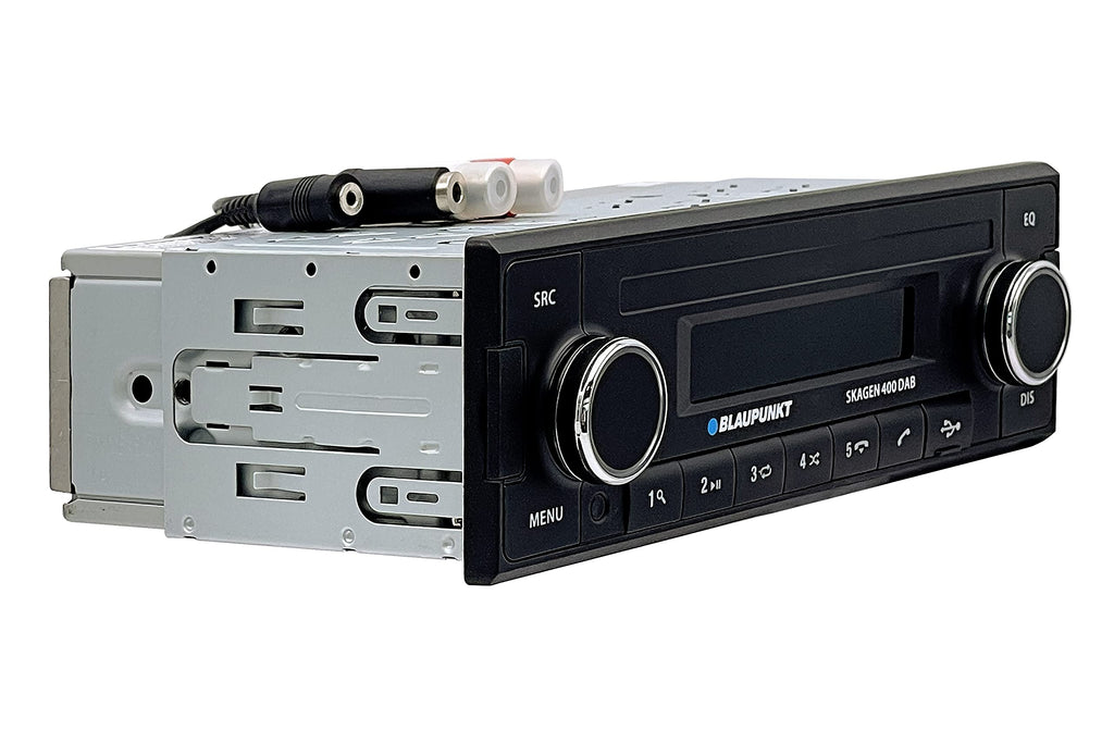 Blaupunkt Skagen 400 DAB, 1-DIN Radio, Kurze Einbautiefe, DAB, Bluetooth, schwarz