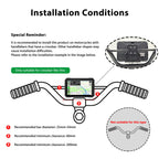 Sunweyer Motorrad Carplay und Android Auto Tragbare Drahtlose GPS Navigation 7 Zoll IPX7 Wasserdicht Touchscreen 5G Dual Bluetooth