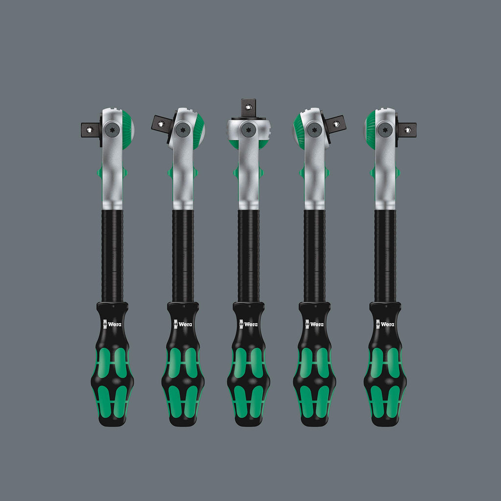 Wera Zyklop Speed-Knarrensatz 8100 SA 6, 1/4 Zoll-Antrieb, metrisch, Silber, 28-teilig, 05004016001