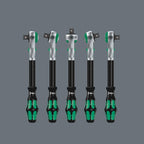 Wera Zyklop Speed-Knarrensatz 8100 SA 6, 1/4 Zoll-Antrieb, metrisch, Silber, 28-teilig, 05004016001