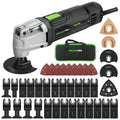 GALAX PRO Oszillierende Werkzeuge, 6 variable Geschwindigkeiten, 15000-22000RPM Multifunktionswerkzeug, 260W, 40-teilig, Zubehör mit Schnellspanner Multifunktionsklingen mit Tragetasche