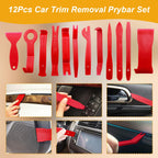 Druuzyl 268 Stück Hebelwerkzeug Auto, Universal Auto Demontage Werkzeuge, Innenverkleidung Werkzeug, Zierleistenkeil-Set, Kunststoffkeile KFZ Set für Entfernung Autotür Türverkleidung und Platten