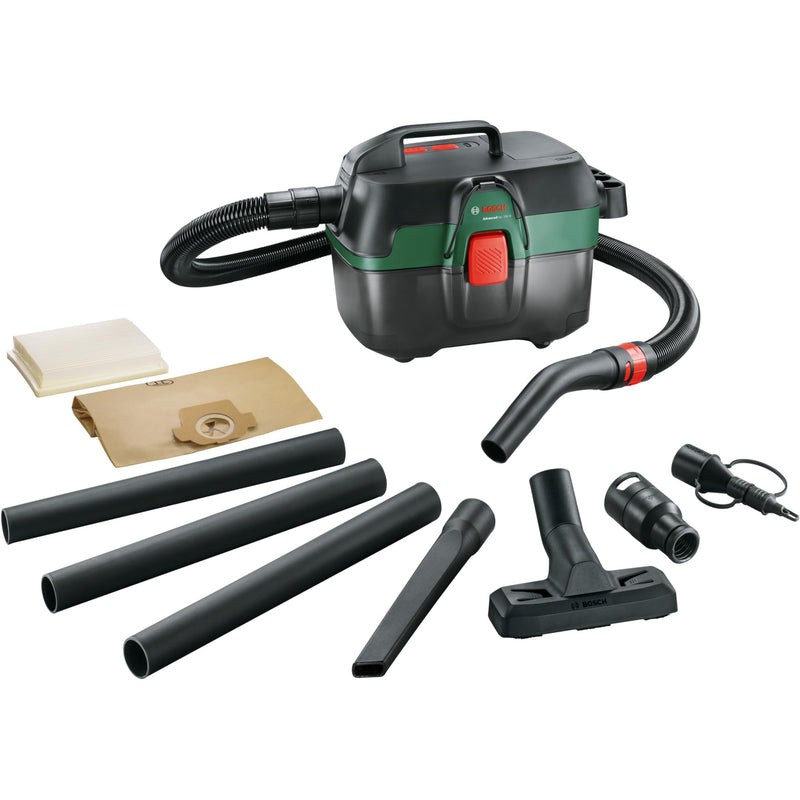 Bosch Akku Nass- und Trockensauger AdvancedVac 18V-8 (ohne Akku, 18 Volt System, mit Zubehörset, im Karton)