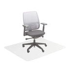 Relaxdays Bodenschutzmatte Bürostuhl, 120x150 cm, PVC Bodenunterlage Laminat, Parkett, Fliesen, rutschfest, transparent