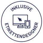 AVERY Zweckform L7760-25 selbstklebende CD-Etiketten (50 blickdichte CD-Aufkleber, Ø 117mm auf A4, SuperSize, Papier hochglänzend, bedruckbare Klebeetiketten für alle Laser-Drucker) 25 Blatt, weiß