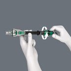 Wera Zyklop Speed-Knarrensatz 8100 SA 6, 1/4 Zoll-Antrieb, metrisch, Silber, 28-teilig, 05004016001