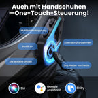 WAYXIN KT1 Motorrad Bluetooth 5.4 Kopfhörer, Motorrad Headset mit DSP & CVC Dual Geräuschunterdrückung, Motorradhelm Bluetooth mit HI-FI, Freisprechfunktion/IP67 Wasserschutz （Kopplung Nicht möglich）
