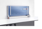 Dahle 554 Papierschneider (bis DIN A2, 20 Blatt Schneidleistung, 2 mm Schnitthöhe) blau