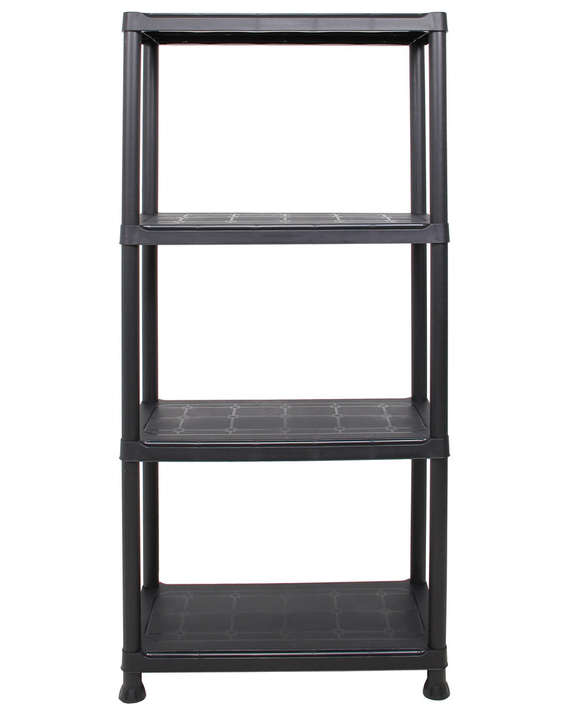 Ondis24 Steckregal 60 x 30 x 131 (H) cm, 4 Böden, Kunststoffregal, Schwerlastregal, bis zu 80 kg, Regal, Lagerregal (1 Stück)