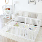 Gupamiga Laufstall Baby Laufgitter Baby Sicherheits-Aktivitätszentrum für drinnen oder draußen 150×180 cm PLP-WL071-12