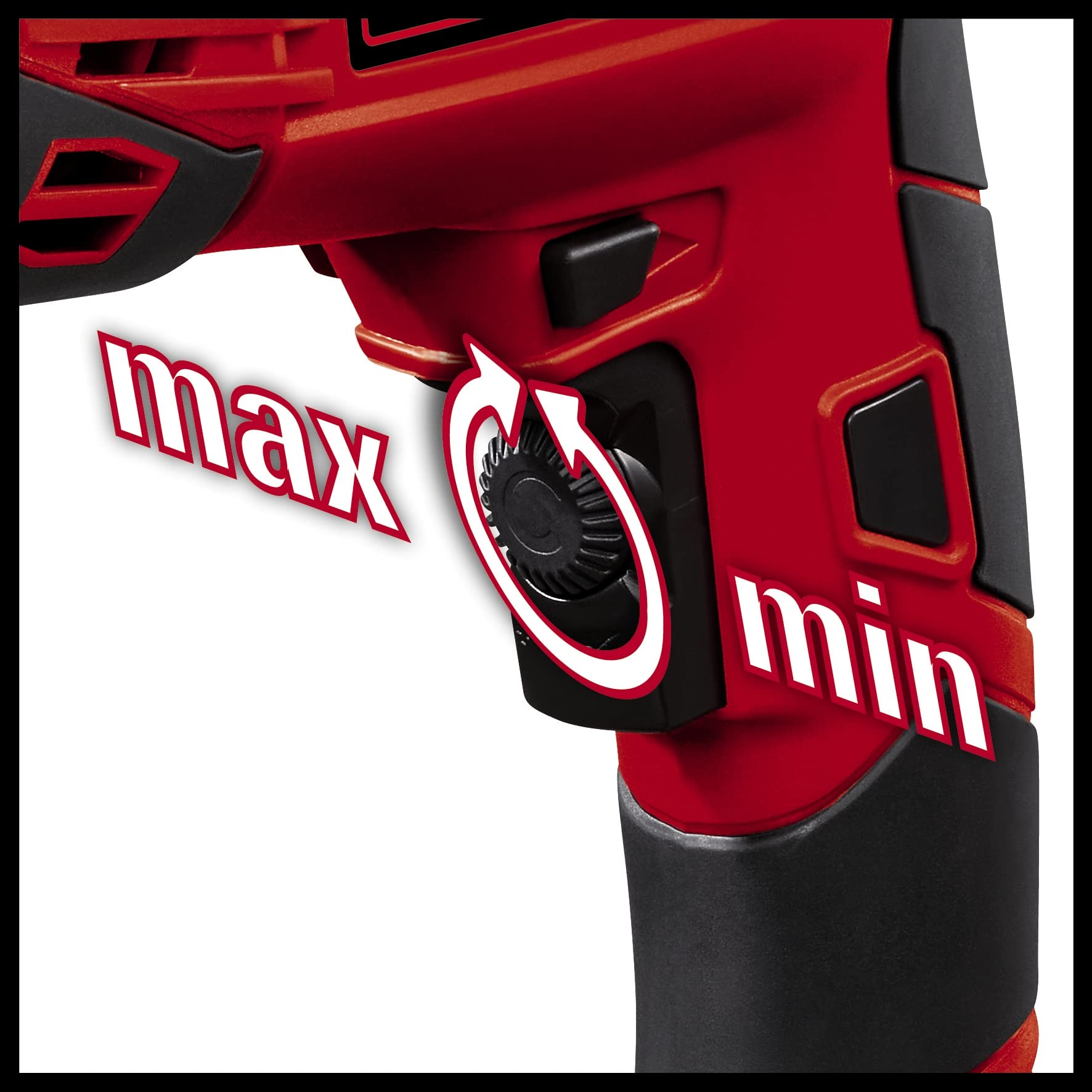 Einhell Schlagbohrmaschinen-Set TC-ID 1000 E Kit +64 (1010 W, Drehzahl-Elektronik, 13 mm-Schnellspannbohrfutter, Schlagzahl 48.000 min-1, inkl. 64-tlg. Zubehör-Set und Koffer)