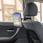 Giftorld Auto-Kopfstützen-Rücksitzhalterung, 360° drehbar, verstellbare Auto-Rücksitz-Kopfstütze,Tablet/Handyhalterung, kompatibel für ALLE 4"-11" Tablets, Handys, iPhone, iPad Air Mini