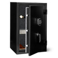 Amazon Basics Safe, feuerfest, mit programmierbarem elektronisch Tastenfeld, 60 l Volumen, schwarz, 43 cm B x 35 cm T x 66 cm H