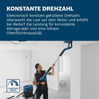 Bosch Professional Trockenbauschleifer GTR 55-225 (550 Watt, Schleifteller-Ø 215mm, inkl. 1x Schleifblatt M480, 1x Schleifteller-Set weich, 3x Kabelclip, Handwerkerkoffer)