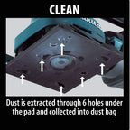 Makita bo4555 K – Sander (11,2 cm, 13,1 cm, 14,2 cm, Netzwerkkabel, 230 V)