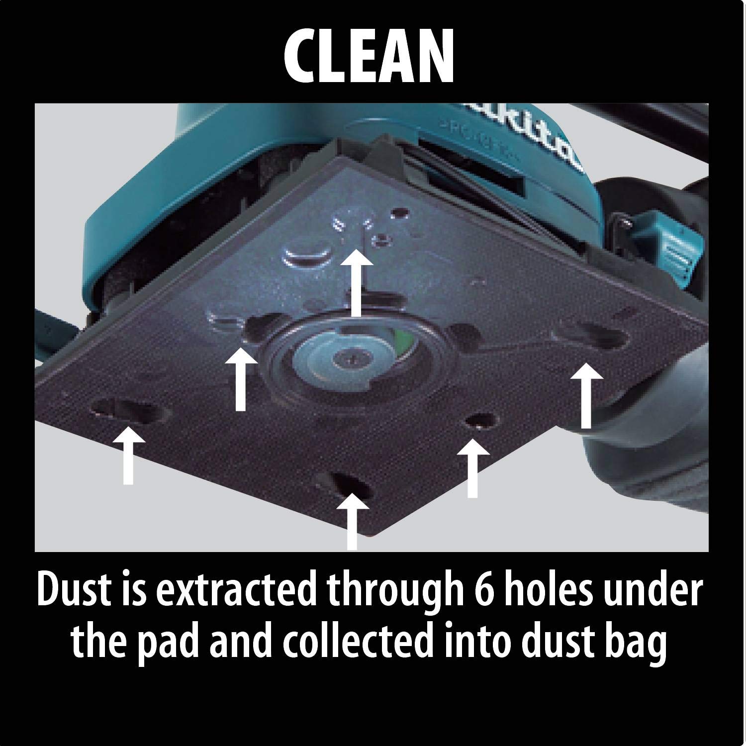 Makita bo4555 K – Sander (11,2 cm, 13,1 cm, 14,2 cm, Netzwerkkabel, 230 V)
