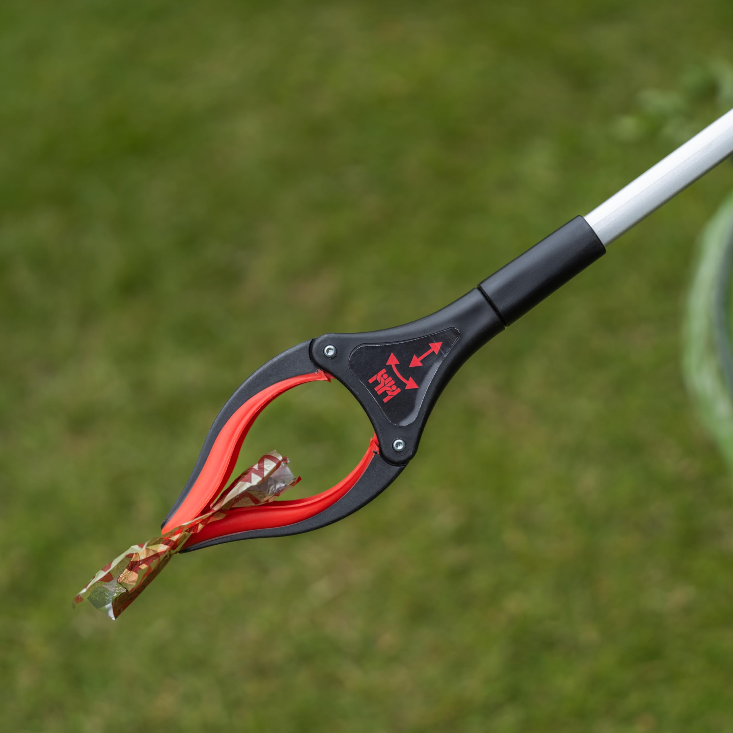 The Helping Hand Company Streetmaster PRO Schwerlast-Abfallsammler 85 cm Langer Müllsammler für Erwachsene Mehrzweck-Greifer mit drehbarem Kopf, leicht zu greifen, Leichter Greifer für Müll
