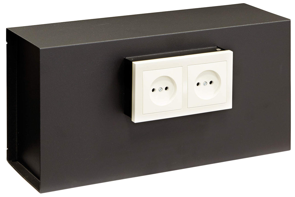 ARREGUI Socket Steckdosensafe | Versteckter Steckdosen Tresor | Unauffälliges Geheimfach für Geld und Wertsachen | Geldversteck in der Wand | Sicheres Geheimversteck für Zuhause | 20x40x13 cm |9 L