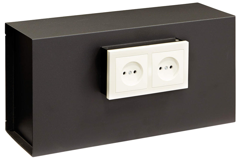 ARREGUI Socket Steckdosensafe | Versteckter Steckdosen Tresor | Unauffälliges Geheimfach für Geld und Wertsachen | Geldversteck in der Wand | Sicheres Geheimversteck für Zuhause | 20x40x13 cm |9 L