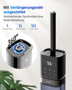 YOKEKON Luftbefeuchter, Luftbefeuchter Schlafzimmer, Kalt Nebel Befeuchter für große Räume, humidifier, 8L Ultraschall befeuchter für das Haus, Top Füllen, Erweitertes Tube, Stille Pflanze Büro, blau