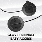 Sena Snowtalk 2 - Universal Bluetooth Headset für Ski- und Snowboardhelme mit integriertem drahtlosem Intercom