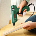 Bosch Klebepistole PKP 18 E (1x extralange Düse, Schmelzkleber, 240 Volt)