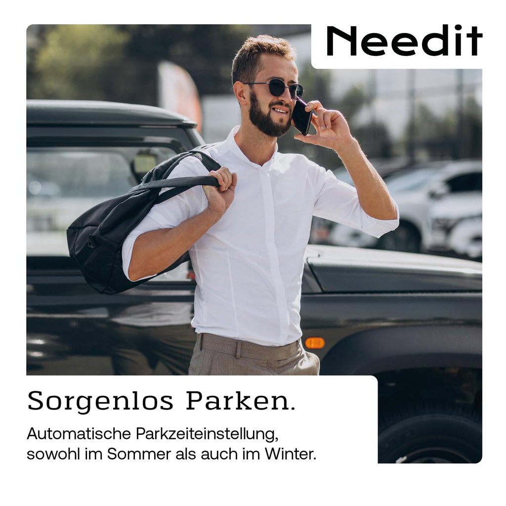 Needit Park Lite Elektronische Parkscheibe Vollautomatisiert Für Autofahrer Premium