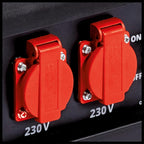 Einhell Stromerzeuger (Benzin) TC-PG 25/1/E5 (max 2400 W, 15 L Tank, 2100 W Dauerleistung, 4-Takt-Motor, 2x 230 V, Überlastschutz, Voltmeter, AVR-Funktion)
