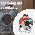 Brennenstuhl Garant S V2 IP44 Kabeltrommel 50m outdoor (Made in Germany, Kabel in Signalfarbe orange, Stahlblech, kurzfristiger Einsatz im Außenbereich)