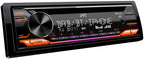 JVC KD-DB622BT CD-Autoradio mit DAB+ und Bluetooth Freisprecheinrichtung (Soundprozessor, USB, AUX-In, Spotify Control, 4 x 50 Watt, rote Tastenbeleuchtung, Ohne Antenne)