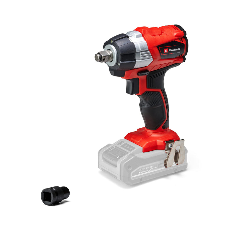 Einhell Akku Schlagschrauber TE-CW 18 Li BL Solo Power X-Change (Lithium Ionen, 18 V, 215 Nm, LED Licht, Bit-Adapter zum Schrauben, ohne Akku und Ladegerät)